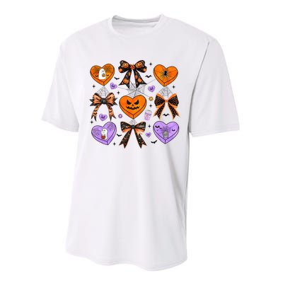 Candy Hearts Halloween Pumpkin Spooky Performance Sprint T-Shirt