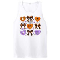 Candy Hearts Halloween Pumpkin Spooky PosiCharge Competitor Tank