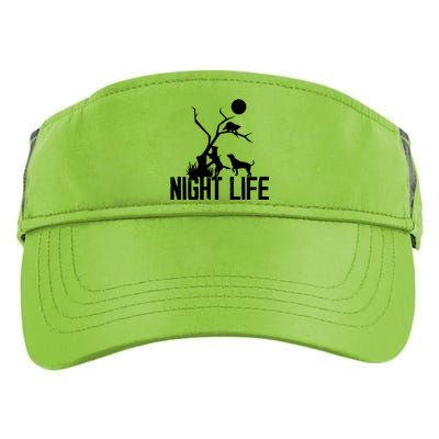 Coon Hound Hunting Night Life Hunting Dog Coon Hunting Gift Adult Drive Performance Visor