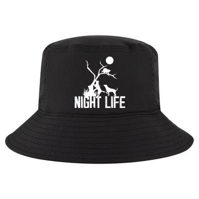 Coon Hound Hunting Night Life Hunting Dog Coon Hunting Gift Cool Comfort Performance Bucket Hat