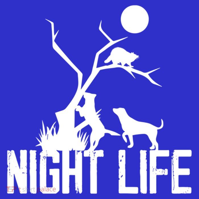Coon Hound Hunting Night Life Hunting Dog Coon Hunting Gift Tall T-Shirt