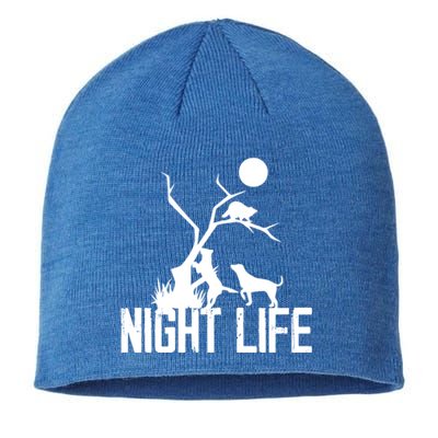 Coon Hound Hunting Night Life Hunting Dog Coon Hunting Gift Sustainable Beanie