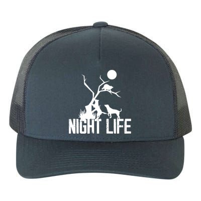 Coon Hound Hunting Night Life Hunting Dog Coon Hunting Gift Yupoong Adult 5-Panel Trucker Hat