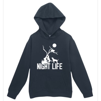 Coon Hound Hunting Night Life Hunting Dog Coon Hunting Gift Urban Pullover Hoodie