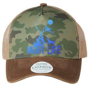 Coon Hound Hunting Night Life Hunting Dog Coon Hunting Gift Legacy Tie Dye Trucker Hat