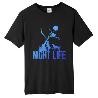 Coon Hound Hunting Night Life Hunting Dog Coon Hunting Gift Tall Fusion ChromaSoft Performance T-Shirt