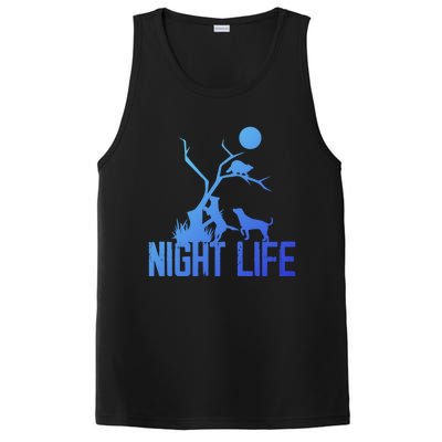 Coon Hound Hunting Night Life Hunting Dog Coon Hunting Gift PosiCharge Competitor Tank