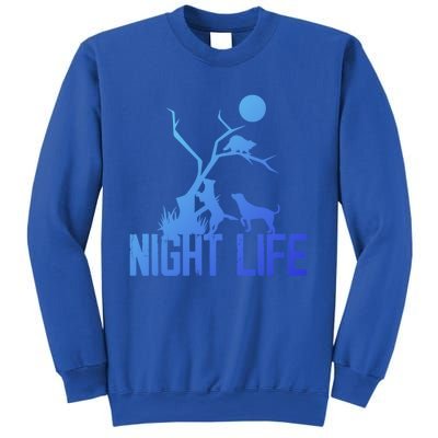 Coon Hound Hunting Night Life Hunting Dog Coon Hunting Gift Sweatshirt