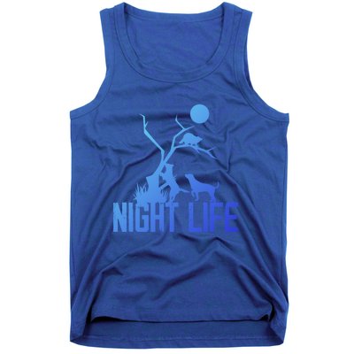 Coon Hound Hunting Night Life Hunting Dog Coon Hunting Gift Tank Top