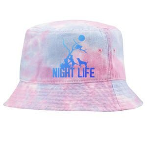 Coon Hound Hunting Night Life Hunting Dog Coon Hunting Gift Tie-Dyed Bucket Hat