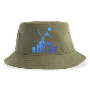 Coon Hound Hunting Night Life Hunting Dog Coon Hunting Gift Sustainable Bucket Hat