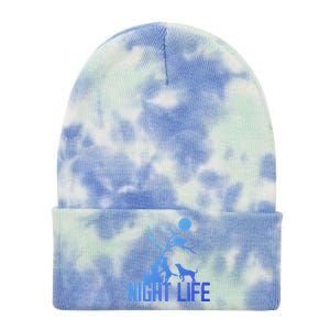 Coon Hound Hunting Night Life Hunting Dog Coon Hunting Gift Tie Dye 12in Knit Beanie