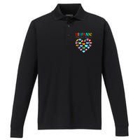 Celebrate Hispanic Heritage Month with a Heart Performance Long Sleeve Polo