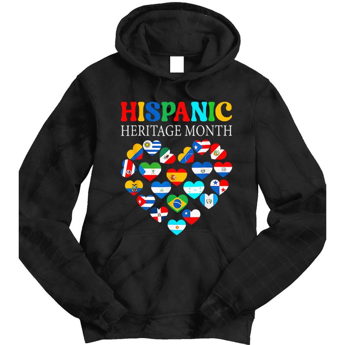 Celebrate Hispanic Heritage Month with a Heart Tie Dye Hoodie