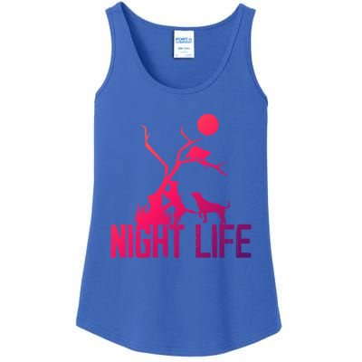 Coon Hound Hunting Night Life Hunting Dog Coon Hunting Gift Ladies Essential Tank