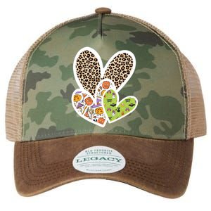 Cute Halloween Hearts Festive Legacy Tie Dye Trucker Hat