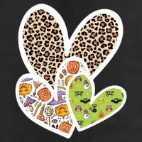 Cute Halloween Hearts Festive 7 Panel Mesh Trucker Snapback Hat