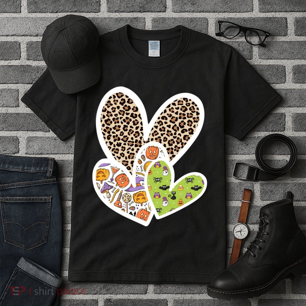 Cute Halloween Hearts Festive Tall T-Shirt