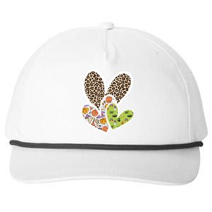 Cute Halloween Hearts Festive Snapback Five-Panel Rope Hat