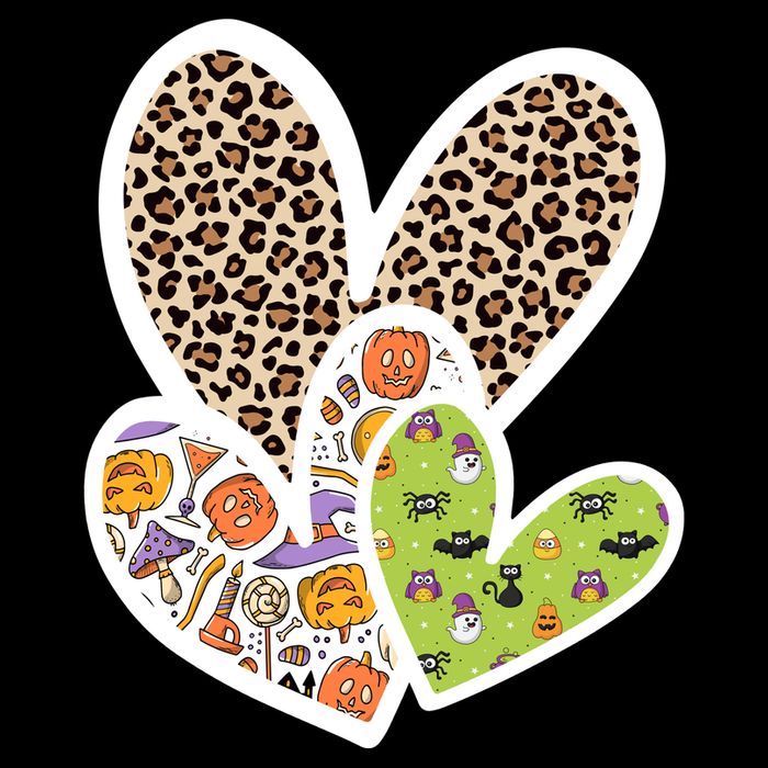 Cute Halloween Hearts Festive Bucket Hat