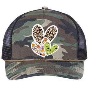 Cute Halloween Hearts Festive Retro Rope Trucker Hat Cap