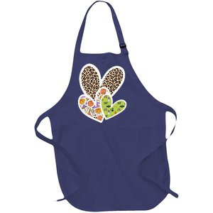 Cute Halloween Hearts Festive Full-Length Apron With Pockets