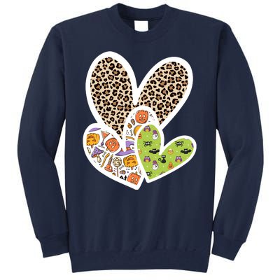 Cute Halloween Hearts Festive Tall Sweatshirt