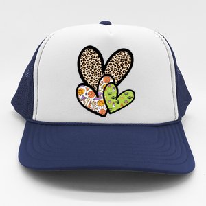 Cute Halloween Hearts Festive Trucker Hat