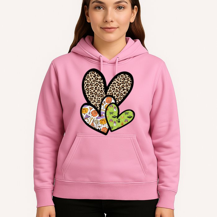 Cute Halloween Hearts Festive Hoodie