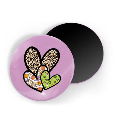 Cute Halloween Hearts Festive Magnet
