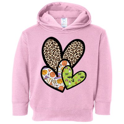 Cute Halloween Hearts Festive Toddler Hoodie