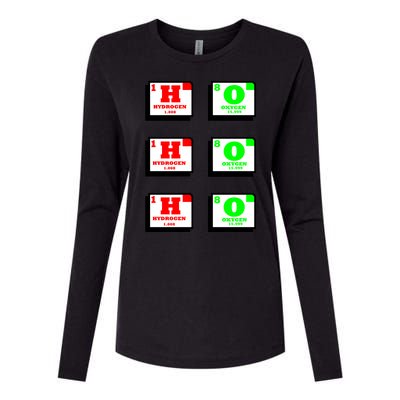 Christmas Ho Ho Ho Funny For Science Teacher Womens Cotton Relaxed Long Sleeve T-Shirt