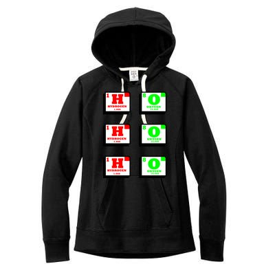 Christmas Ho Ho Ho Funny For Science Teacher Women's Fleece Hoodie