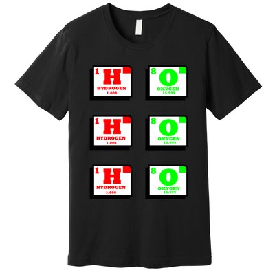 Christmas Ho Ho Ho Funny For Science Teacher Premium T-Shirt