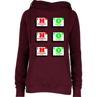 Christmas Ho Ho Ho Funny For Science Teacher Womens Funnel Neck Pullover Hood