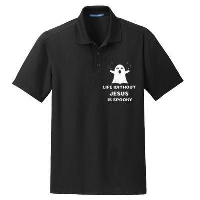 Christian Halloween Humor Church Trick Truck Or Treat Saying Dry Zone Grid Polo