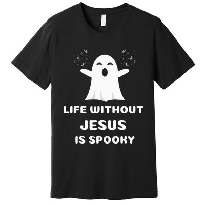 Christian Halloween Humor Church Trick Truck Or Treat Saying Premium T-Shirt