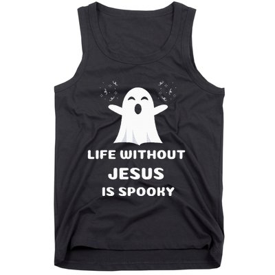 Christian Halloween Humor Church Trick Truck Or Treat Saying Tank Top