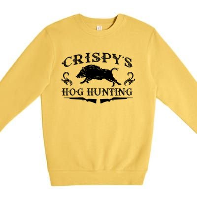 CrispyS Hog Hunting Premium Crewneck Sweatshirt