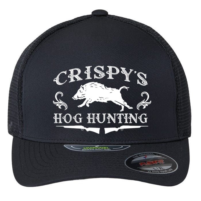 CrispyS Hog Hunting Flexfit Unipanel Trucker Cap