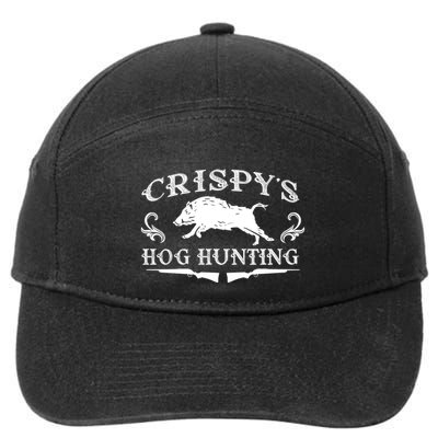 CrispyS Hog Hunting 7-Panel Snapback Hat