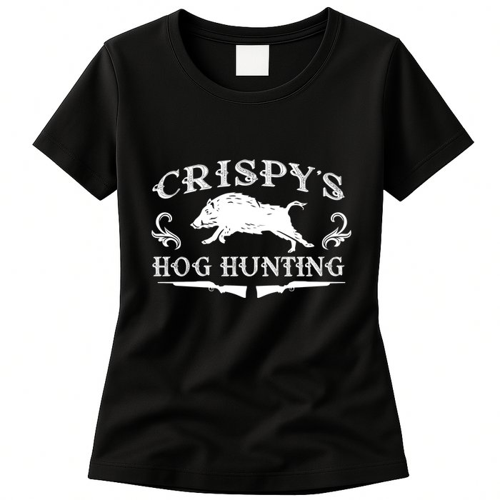 CrispyS Hog Hunting Womens T-Shirt