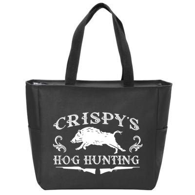 CrispyS Hog Hunting Zip Tote Bag