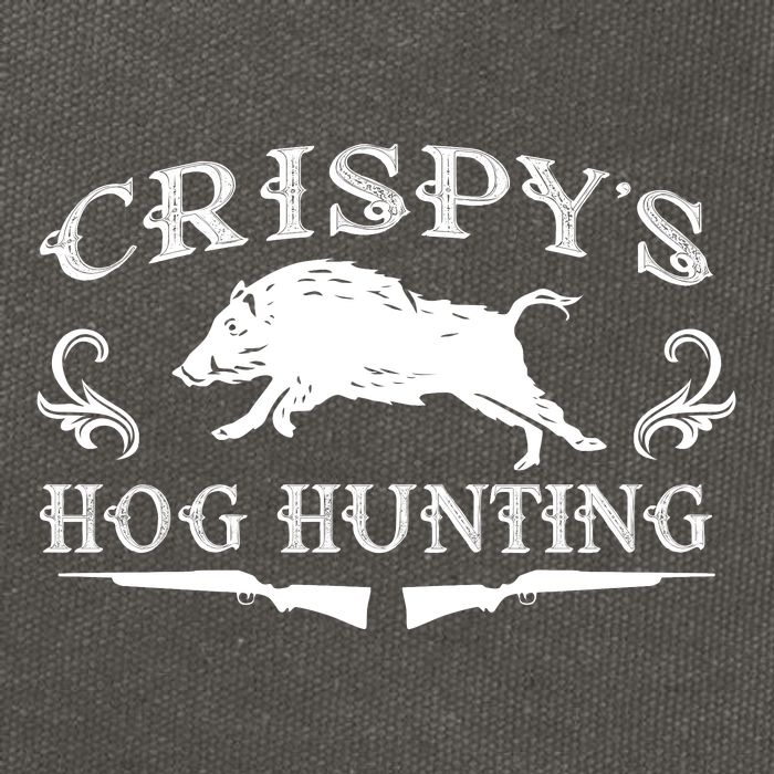 CrispyS Hog Hunting Cotton Canvas Backpack