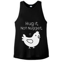 Chicken Hug It Not Nugget Ladies PosiCharge Tri-Blend Wicking Tank