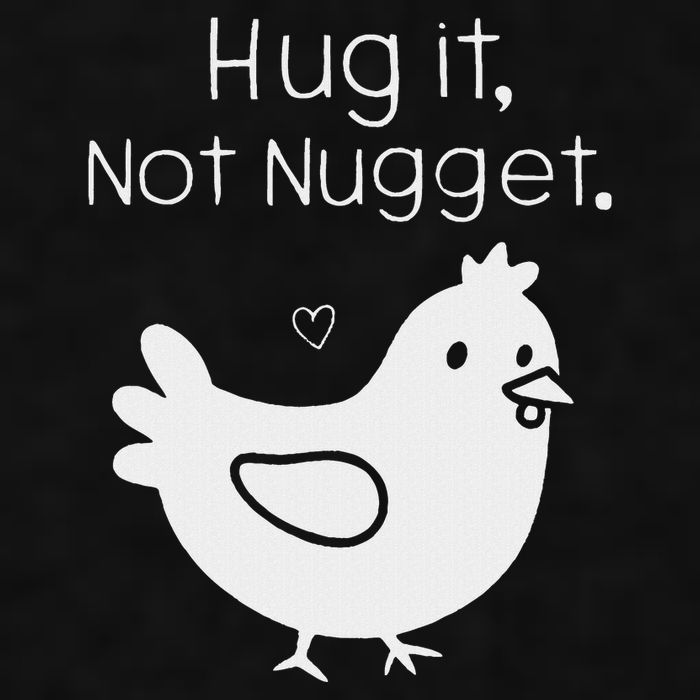 Chicken Hug It Not Nugget Ladies PosiCharge Tri-Blend Wicking Tank