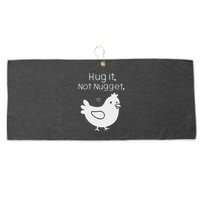 Chicken Hug It Not Nugget Large Microfiber Waffle Golf Towel