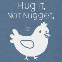 Chicken Hug It Not Nugget Garment-Dyed Sweatshirt