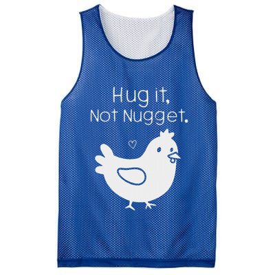Chicken Hug It Not Nugget Mesh Reversible Basketball Jersey Tank