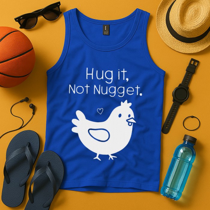 Chicken Hug It Not Nugget Tank Top